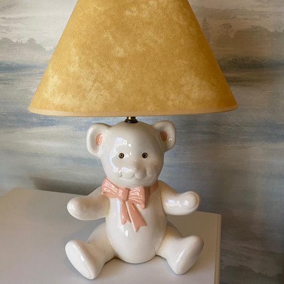 Artist Made - Vintage Ceramic Other - Vintage Ceramic Teddy Bear Lamp